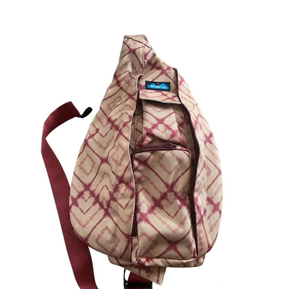 KAVU Rope Sling Bag Meadow Dye Backpack Travel Hiking NWOT